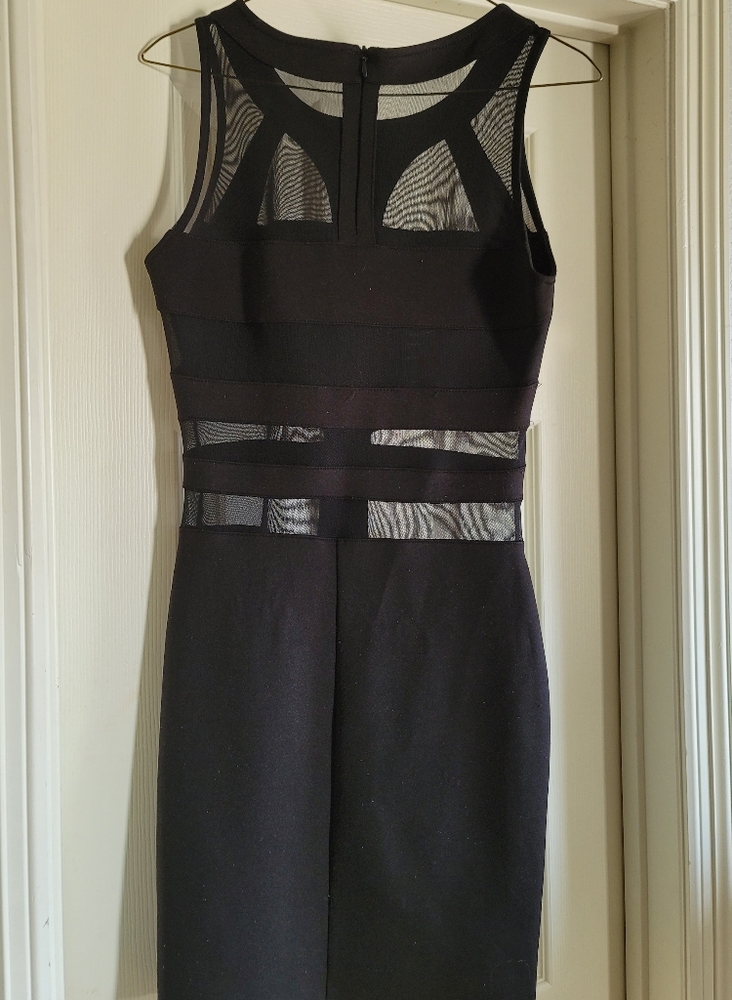 Berhska black mini dress